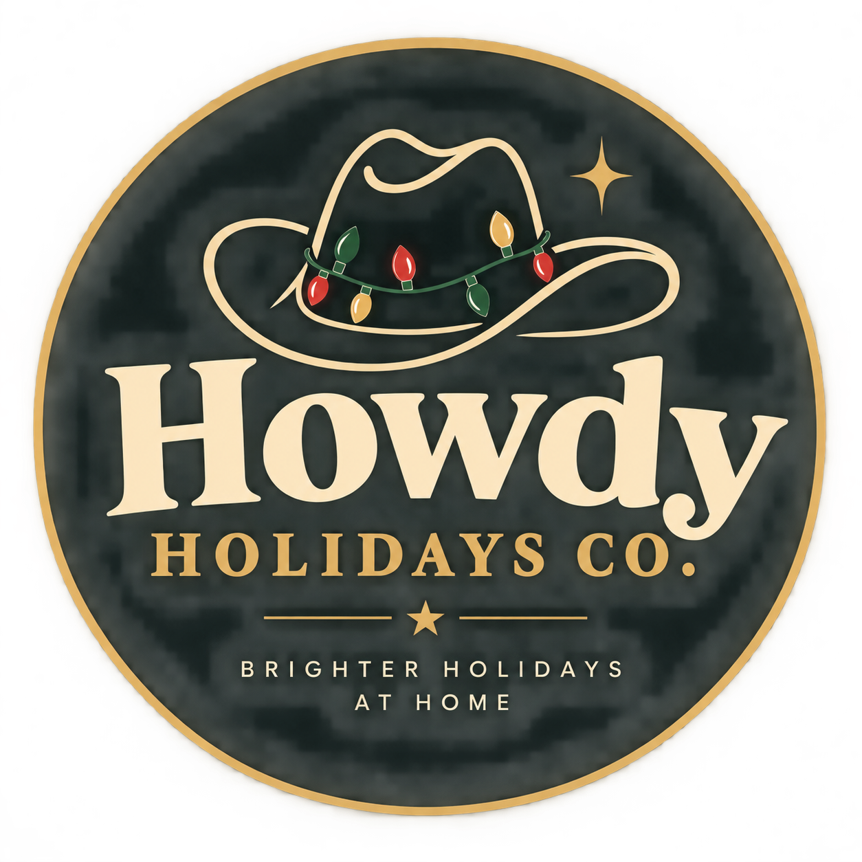 Howdy Holidays Co. monogram